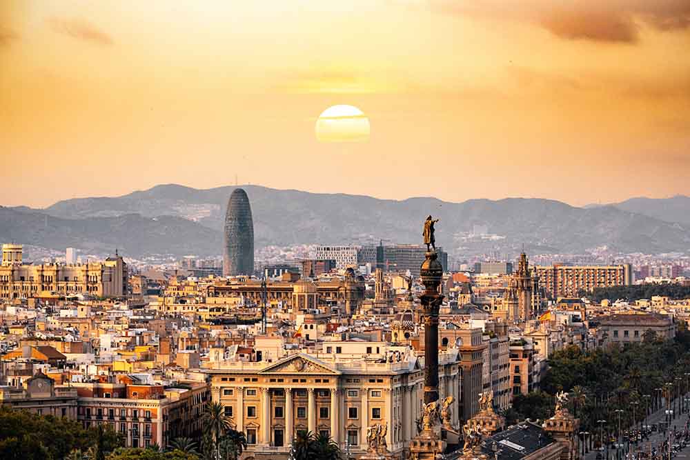Barcelona Barcelona skyline