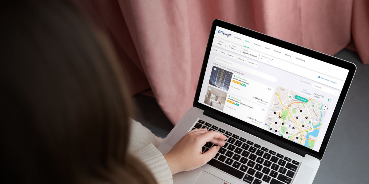 Suche und Buchung von Hotels und mehr mit Zugang zu Millionen von Optionen