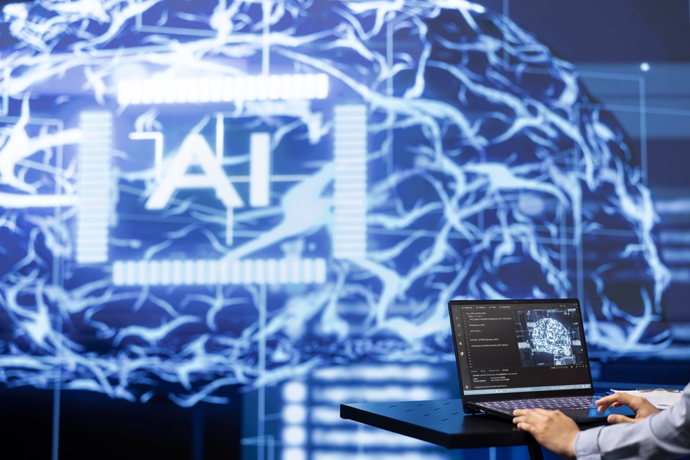 Engineer developing innovative artificial intelligence solutions KI-Geschäftsreisetrend 2025