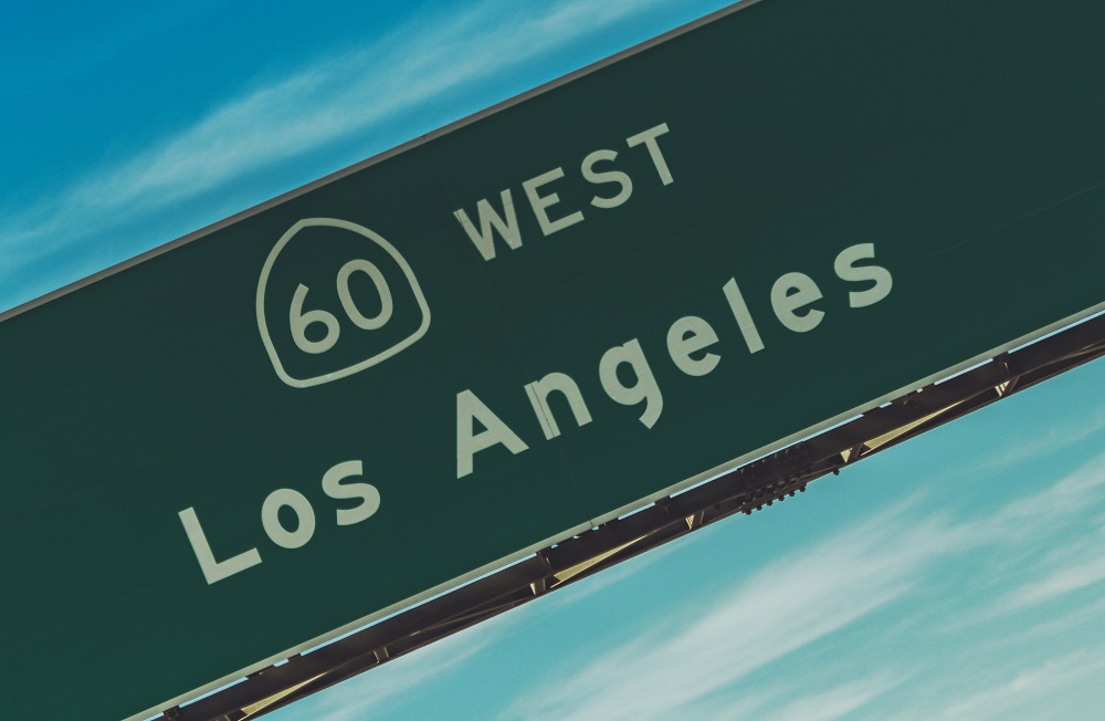 Los Angeles Highway Sixty West verkehr la