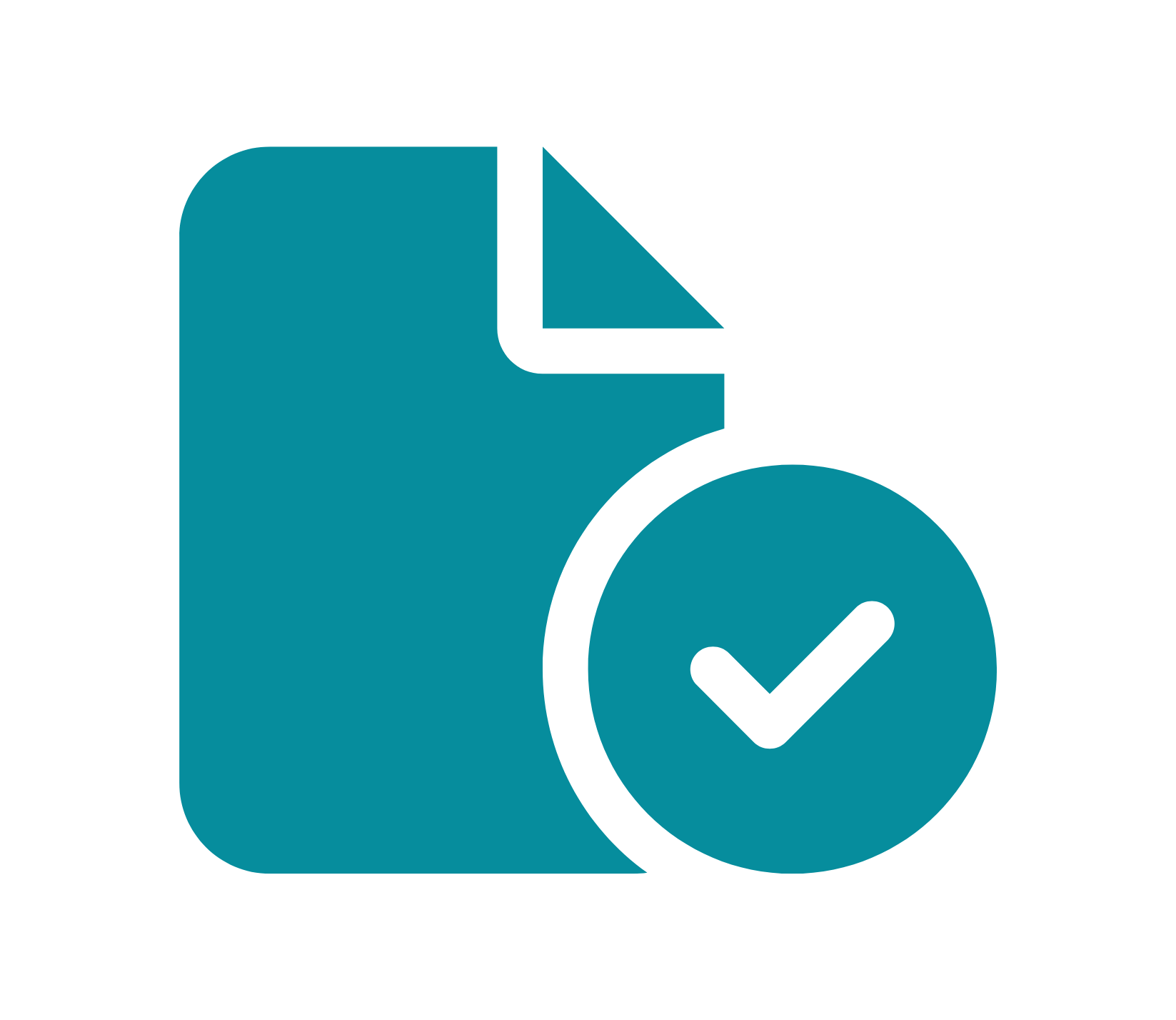 travel policy Paper and checkmark icon